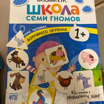 Комплект книг Базовый курс Школа Семи Гномов 1+ (6 книг +развивающие игры для детей 1-2лет): отзыв пользователя ДетМир