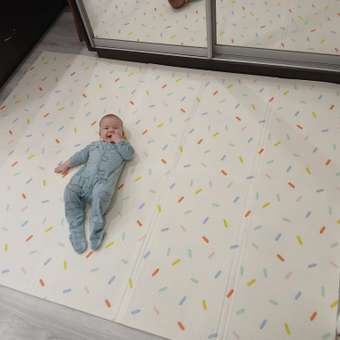 Детский складной коврик BabyGo Soft City 150 x 200 см: отзыв пользователя Детский Мир