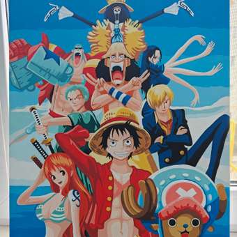 Картина по номерам Это просто шедевр One Piece: отзыв пользователя Детский Мир