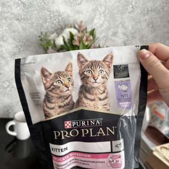 Корм сухой для котят PRO PLAN DELICATE DIGESTION 200г с индейкой: отзыв пользователя. Зоомагазин Зоозавр