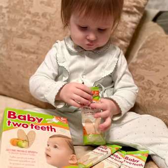 Печенье рисовое Baby two teeth со вкусом яблока и тыквы: отзыв пользователя Детский Мир