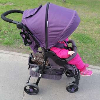 Коляска прогулочная Babyton Comfort Plus Purple фиолетовый: отзыв пользователя ДетМир