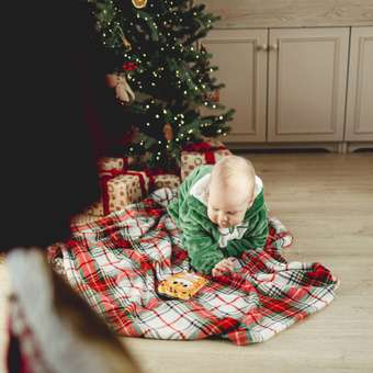 Новогодний плед FUTURINO Home Олени 100х140 см: отзыв пользователя Детский Мир