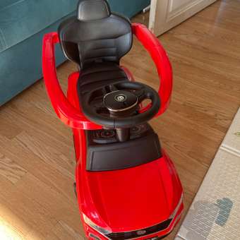 Пушкар BabyCare T-ROC красный с ручкой: отзыв пользователя Детский Мир
