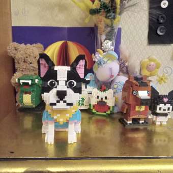 Конструктор Balody Французский бульдог из мини-блоков 917 дет.: отзыв пользователя ДетМир