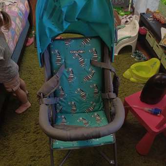Коляска прогулочная Babyton Zoo Blue голубой: отзыв пользователя Детский Мир