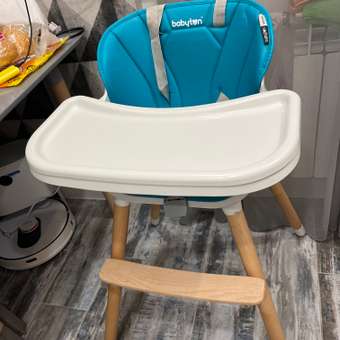 Стульчик для кормления Babyton Woody Turquoise: отзыв пользователя Детский Мир
