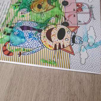 Книга МОЗАИКА kids Три кота Водные раскраски Транспорт: отзыв пользователя Детский Мир