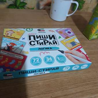 Карточки Attivio Пиши стирай Логика 36 карточек: отзыв пользователя Детский Мир