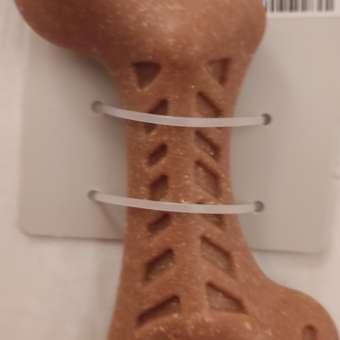 Игрушка для собак Barbaks Кость ребристая жевательная с деревянной стружкой 12см: отзыв пользователя. Зоомагазин Зоозавр