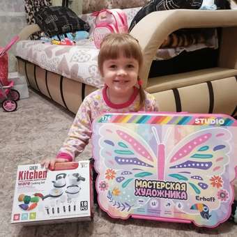 Набор для рисования Erhaft Studio Мастерская художника: отзыв пользователя ДетМир