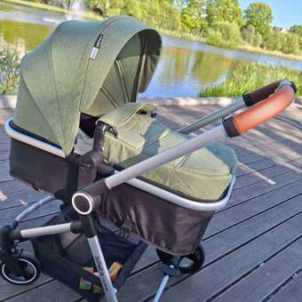 Коляска трансформер Babyton FlexiRide Black-Green: отзыв пользователя ДетМир