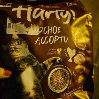 Корм для кошек Harty 1,8кг Мясное ассорти для взрослых полнорационный сухой: отзыв пользователя. Зоомагазин Зоозавр