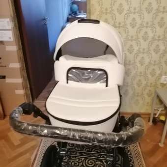 Коляска 2в1 Riko Basic Montana Ecco белый: отзыв пользователя Детский Мир