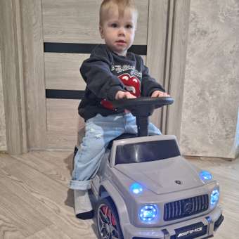 Каталка RIVERTOYS Mercedes-Benz G63 Grey Diamond серый: отзыв пользователя Детский Мир