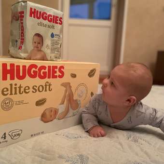 Подгузники Huggies Elite Soft 4 (8-14 кг) 108 шт.: отзыв пользователя ДетМир