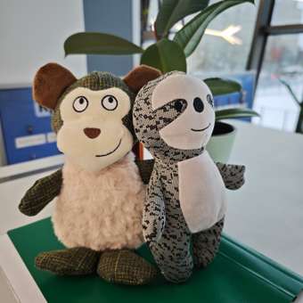 Игрушка для собак Barbaks Обезьяна Георгий мягкая пищит 31*21см: отзыв пользователя. Зоомагазин Зоозавр