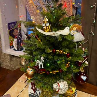 Ель настольная Новая Ёлка Императрица Премиум двухцветная 0.7м: отзыв пользователя Детский Мир