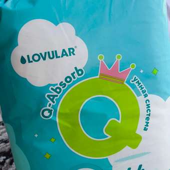 Трусики LOVULAR Q-absorb L (9-14кг) 44 шт.: отзыв пользователя Детский Мир