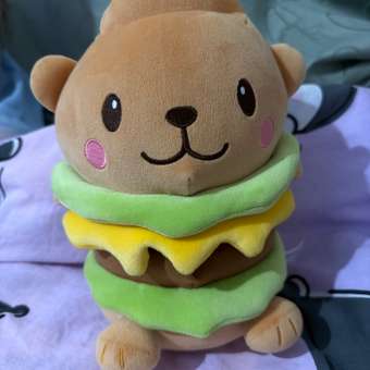 Мягкая игрушка Snuggles Bakery Капибара-гамбургер: отзыв пользователя Детский Мир