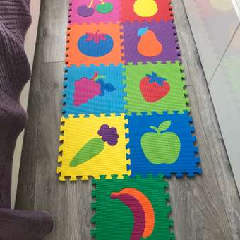 Коврик-пазл Юнландия 90 x 90 см: отзыв пользователя Детский Мир