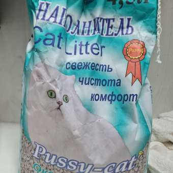Наполнитель для кошек Pussy Cat Океанический впитывающий 4.5 л: отзыв пользователя. Зоомагазин Зоозавр