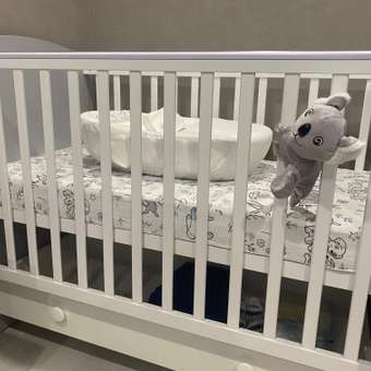 Детская кроватка Polini kids, без маятника (серый, белый): отзыв пользователя Детский Мир