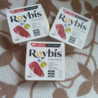 Корм полнорационный для котят Roybis для здорового роста и иммунитета паштет с телятиной консервированный 100г: отзыв пользователя. Зоомагазин Зоозавр