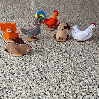 Пальчиковый театр Фетров Домашние обитатели: отзыв пользователя Детский Мир