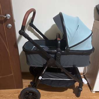 Коляска 2в1 Babyton Sandy Mint голубой: отзыв пользователя ДетМир