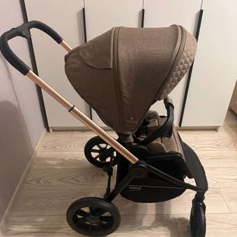 Коляска 3в1 MOWbaby Zoom new 3в1, gold cacao brown коричневый: отзыв пользователя Детский Мир