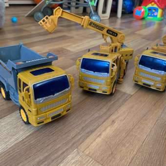 Самосвал TrendToys Строительные машинки набор: отзыв пользователя Детский Мир