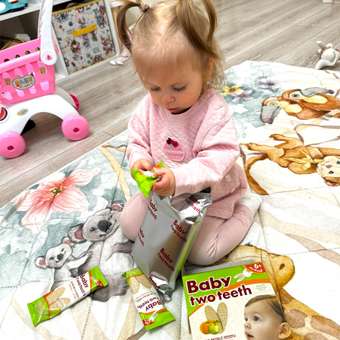 Печенье рисовое Baby two teeth со вкусом яблока и тыквы: отзыв пользователя Детский Мир