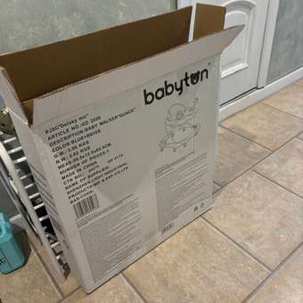 Ходунки Babyton Quack Blue+Beige голубой: отзыв пользователя ДетМир