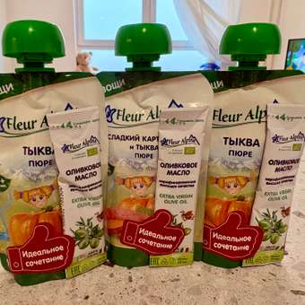 Пюре Fleur Alpine Сладкий картофель и тыква с 5 мес 90 г: отзыв пользователя Детский Мир