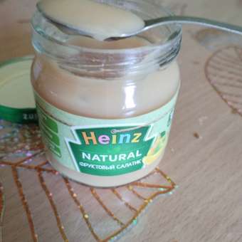 Пюре Heinz Фруктовый салатик с 6 мес 80 г: отзыв пользователя ДетМир