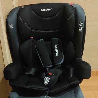Автокресло Babyton Maverick Black Isofix 1/2/3 (9-36 кг) черный: отзыв пользователя ДетМир