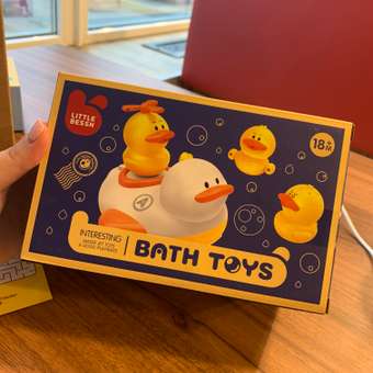 Игрушка BAZUMI Набор уточек для ваной с душем: отзыв пользователя Детский Мир