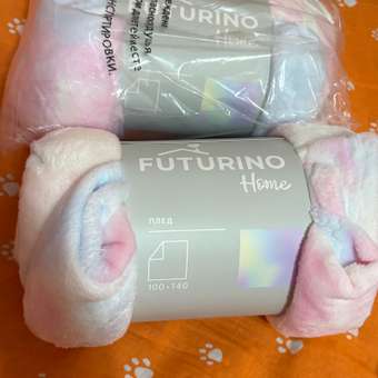 Плед FUTURINO Home цветной: отзыв пользователя Детский Мир