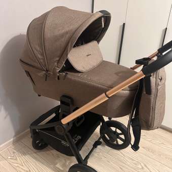 Коляска 3в1 MOWbaby Zoom new 3в1, gold cacao brown коричневый: отзыв пользователя Детский Мир