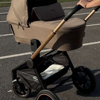 Коляска 3в1 MOWbaby Zoom 3в1, cacao brown коричневый: отзыв пользователя Детский Мир