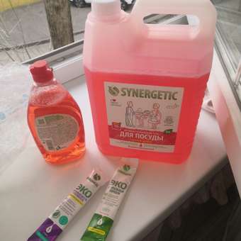 Средство для мытья посуды Synergetic Алоэ: отзыв пользователя Детский Мир