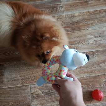 Игрушка для собак Barbaks Волк Пётр мягкая пищит 20см с элементами TRP: отзыв пользователя. Зоомагазин Зоозавр