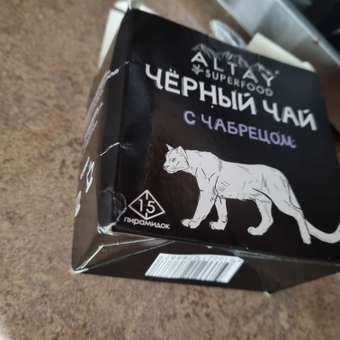 Чай чёрный с чабрецом Altay Superfood 15 пирамидок по 2 гр: отзыв пользователя Детский Мир