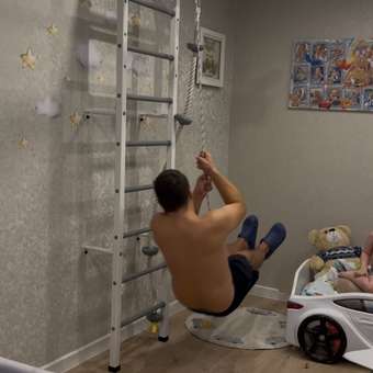 Шведская стенка TURNIK.COM с фиксированным турником: отзыв пользователя Детский Мир