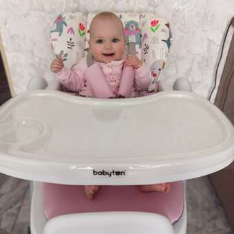 Стульчик для кормления Babyton Pretty Friends розовый: отзыв пользователя Детский Мир