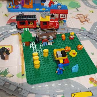 Конструктор LEGO DUPLO Town Поезд на паровой тяге: отзыв пользователя Детский Мир