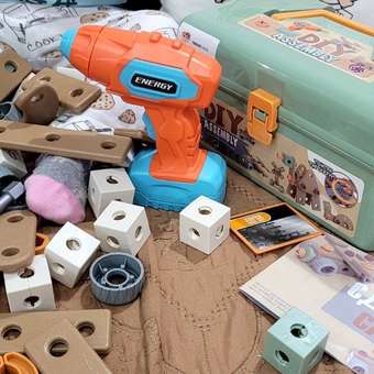 Конструктор TrendToys с шуруповертом и отверткой 144 дет.: отзыв пользователя Детский Мир