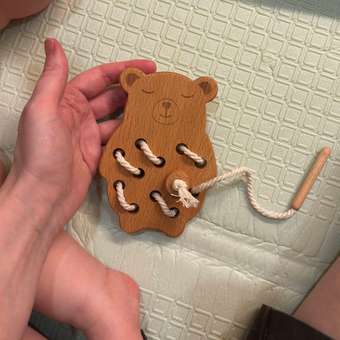 Игрушка FEiDUBEi шнуровка Медвежонок в ассортименте: отзыв пользователя Детский Мир