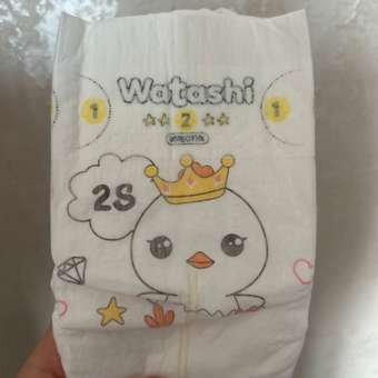 Подгузники WATASHI Royal Soft Royal Soft 2 (3-6 кг) 64 шт.: отзыв пользователя Детский Мир